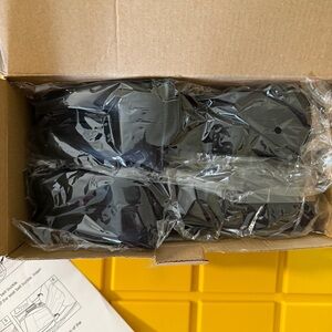 NEW a set of car accessory side console holder case for coins, phone, black